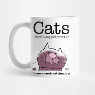 Cats! When a dog just won't do Mug